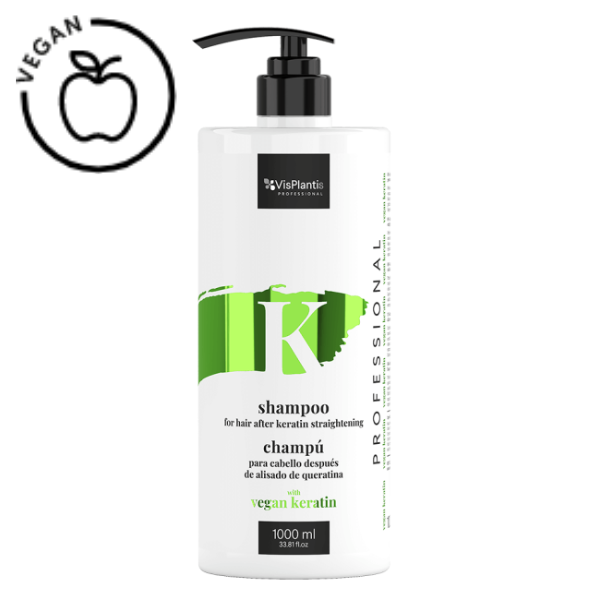 Poza produs Sampon cu keratin vegetala Vis Plantis Professional, Green Pharmacy | 1000 ml