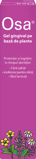 Osa gel gingival pentru eruptii dentare pe baza de plante, Dr. A. & L. Schmidgall | 20 g — poza produs 1/4