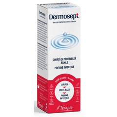 Solutie pentru ingrijirea ranilor Dermosept, Terapia SA | 60 ml