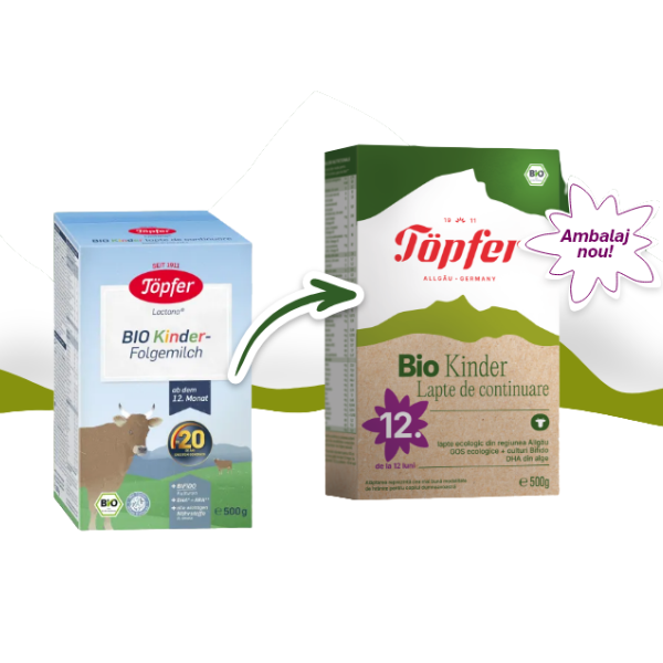 Poza produs Lapte praf Bio Kinder Organic de la 12 luni, Topfer | 500 g