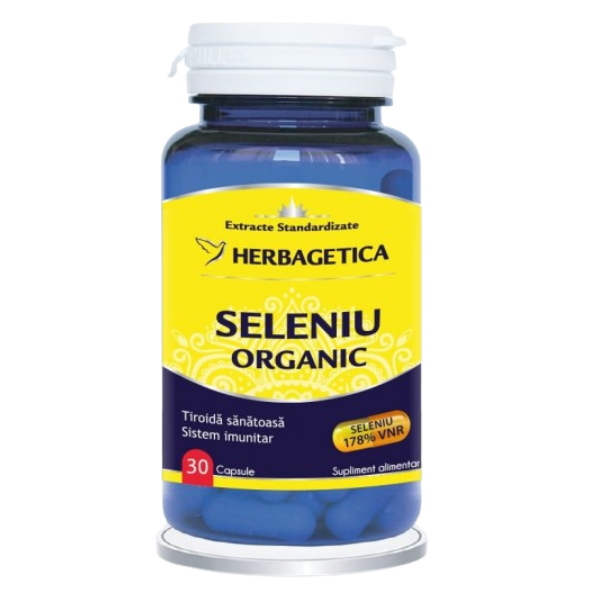 Poza produs Seleniu Organic, Herbagetica | 30 capsule