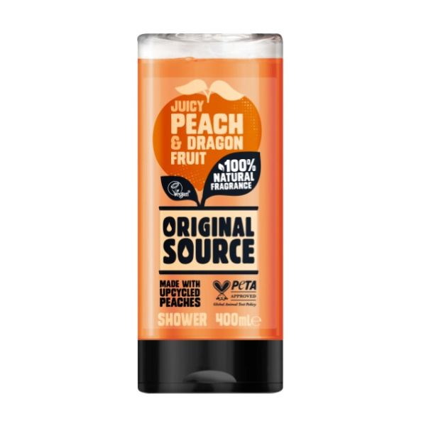 Poza produs Gel dus ORIGINAL SOURCE piersica si fructul dragonului, Luksja | 400 ml