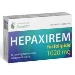 Hepaxirem Complex + Fosfolipide, Remedia | 30 comprimate