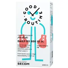 Vitamina D3 Daily-D3 500 IU Junior, Good Routine, Secom | 15 ml