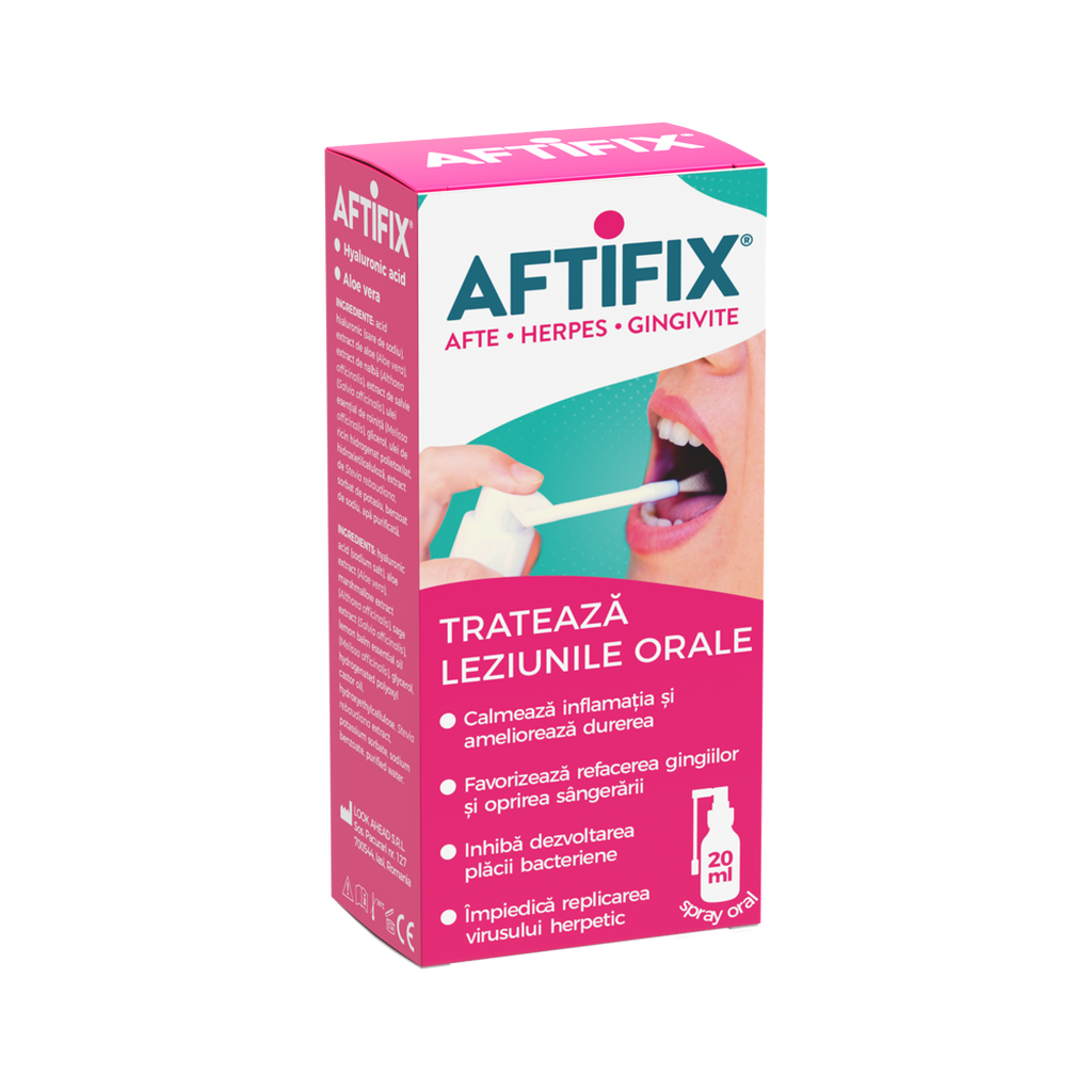 Poza produs Spray oral Aftifix, Fiterman Pharma | 20 ml