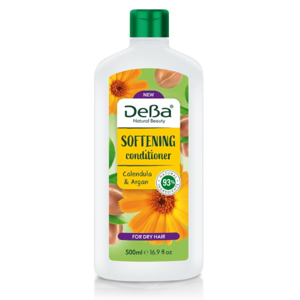 Poza produs Balsam de par emolient pentru par uscat DEBA Natural Beauty, Rubella | 500 ml
