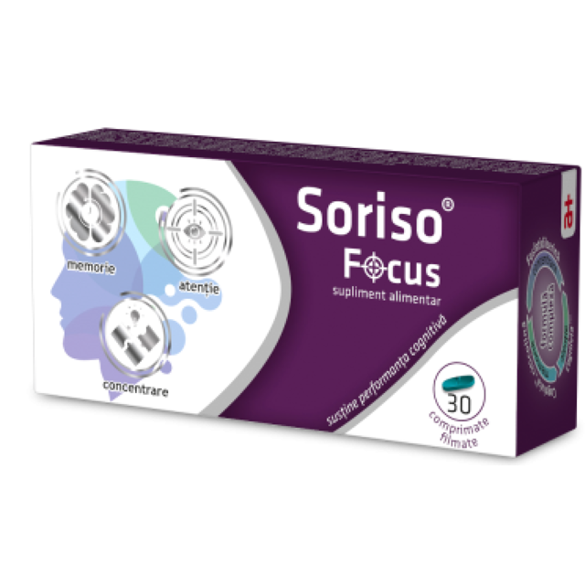 Poza produs Soriso Focus, Antibiotice | 30 comprimate
