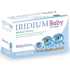 Servetele oftalmice sterile Iridium Baby, Biosooft | 28 buc