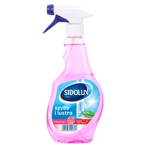 Poza produs Solutie curatare geamuri Flower Sidolux Crystal, Lakma | 500 ml
