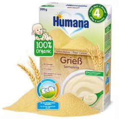 Gris BIO fara lapte 4+ luni, Humana | 200 g