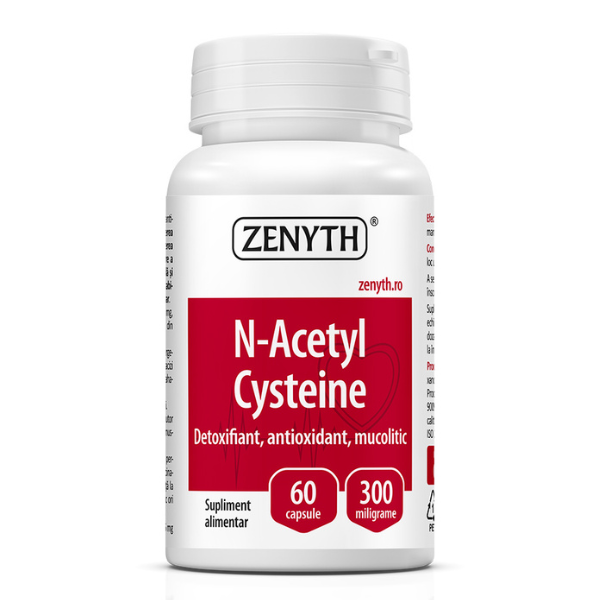 Poza produs N-Acetyl Cysteine, Zenyth | 60 capsule