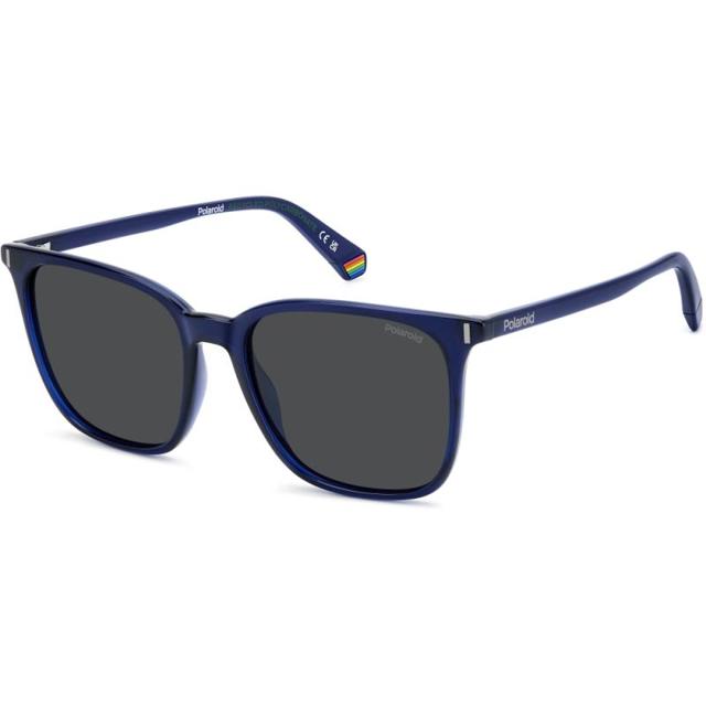 Poza produs Ochelari de soare unisex PLD 6226/S PJP/M9 54 Blue Brown, Polaroid | 1 buc