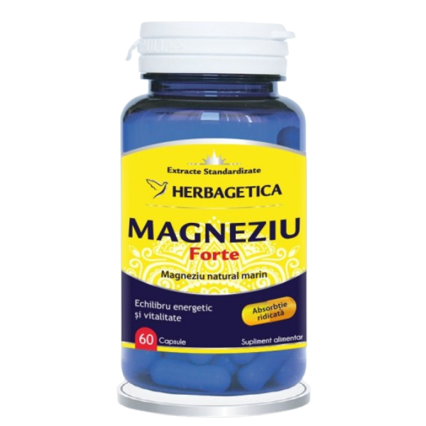 Poza produs Magneziu Forte, Herbagetica | 60 capsule