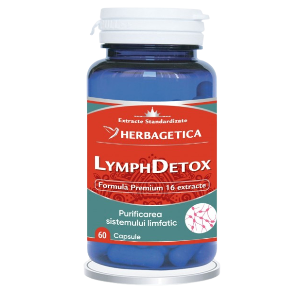 Poza produs Lymph Detox, Herbagetica | 60 capsule