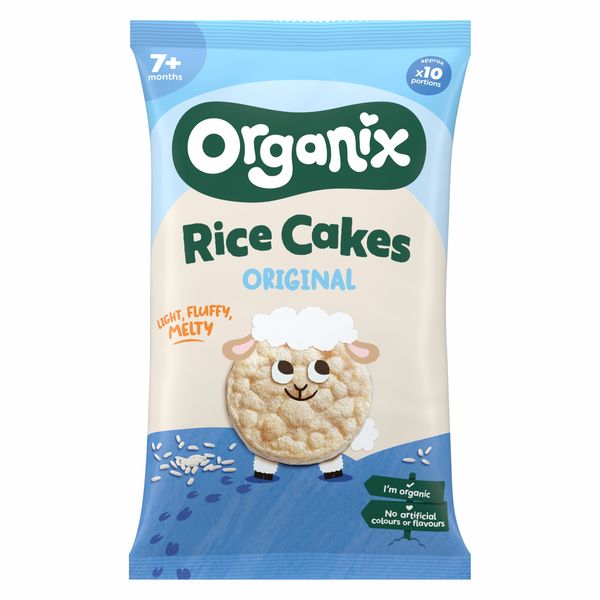 Rondele de orez Clouds, 7 luni+,Organix | 40 grame — poza produs 1/2