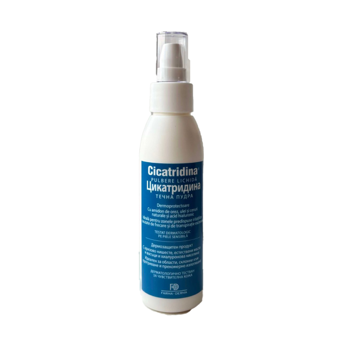 Poza produs Cicatridina pulbere lichida, Farma-Derma Italia | 120 ml