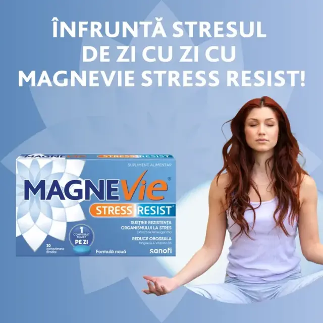 Poza produs MagneVie Stress Resist, Sanofi | 30 comprimate