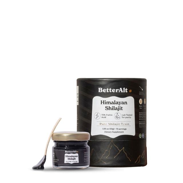 Poza produs Better Alt Shilajit Himalayan, rasina pura cu 75% acid fulvic | 30 g