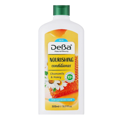 Balsam de par hranitor pentru par deteriorat DEBA Natural Beauty, Rubella | 500 ml