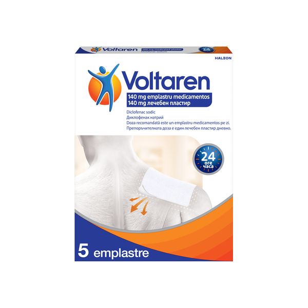 Poza produs Voltaren emplastru 140 mg, Haleon | 5 bucati