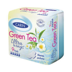 Absorbante Carin Ceai Verde Ultra Deo, Fide | 9 buc