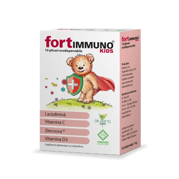 Poza produs FortImmuno Kids, Dr.Phyto | 10 plicuri