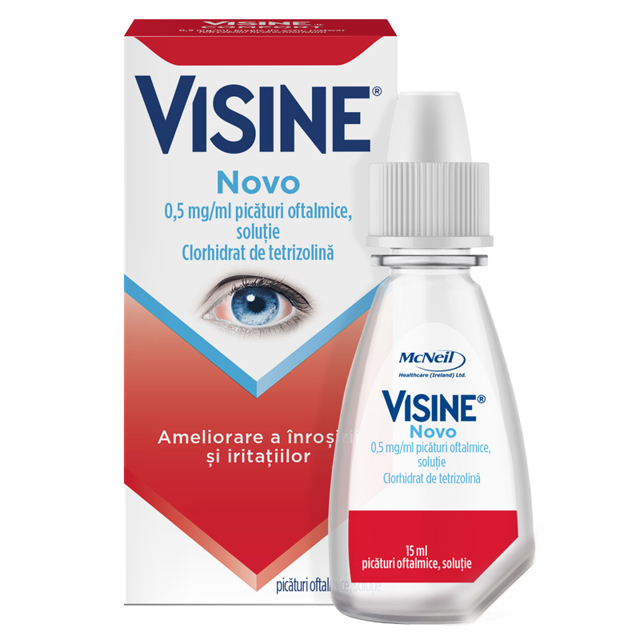 Poza produs Visine Novo picaturi oftalmice, Mcneil | 15 ml