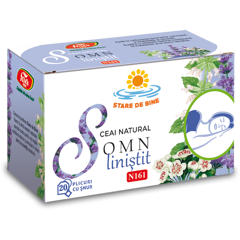 Somn linistit, N161, ceai la plic, Fares | 20 plicuri