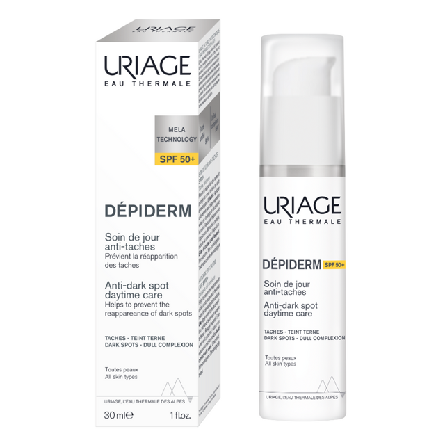 Poza produs Crema depigmentanta SPF50+ Depiderm, Uriage | 30 ml
