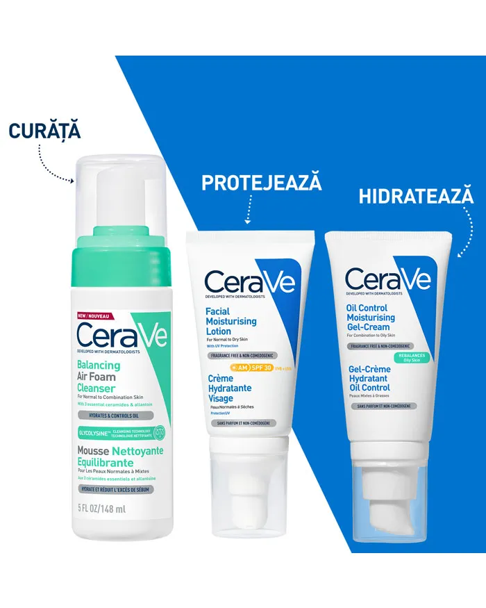 Poza produs SPUMA DE CURATARE TEN NORMAL-MIXT 148ML
