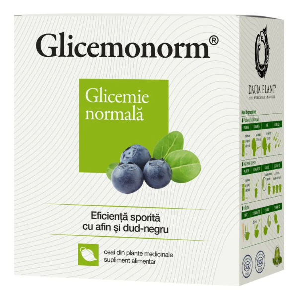 Poza produs Ceai Glicemonorm, Dacia Plant | 50 g