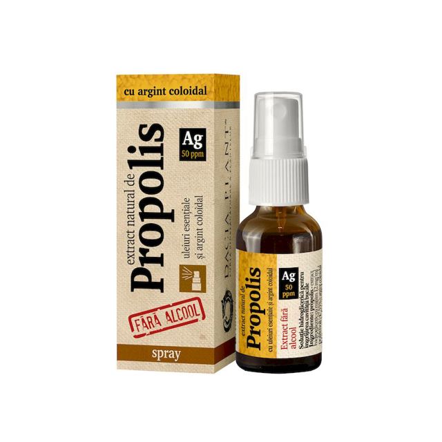 Poza produs Propolis spray cu argint coloidal | 20 ml