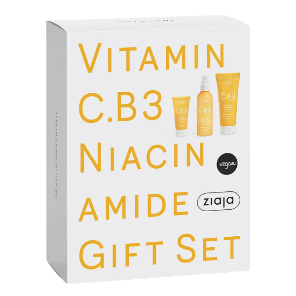 Poza produs Set Vitamina C, B3, Niacinamide: crema de zi 50 ml + lotiune tonica 190 ml + balsam corp 200 ml