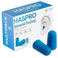 Dopuri de urechi de culoare albastra, Haspro | 20 bucati