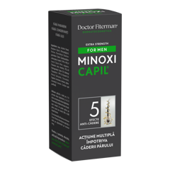 Spray impotriva caderii parului pentru barbati Minoxicapil Men, Doctor Fiterman | 60 ml