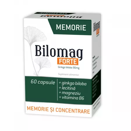 Poza produs Bilomag Forte Memorie | 60 capsule