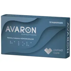 Supozitoare hemoroizi Avaron, Perfect Care Distribution | 10 supozitoare
