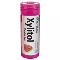 Guma de mestecat Capsuni XYLITOL, Miradent | 30 bu