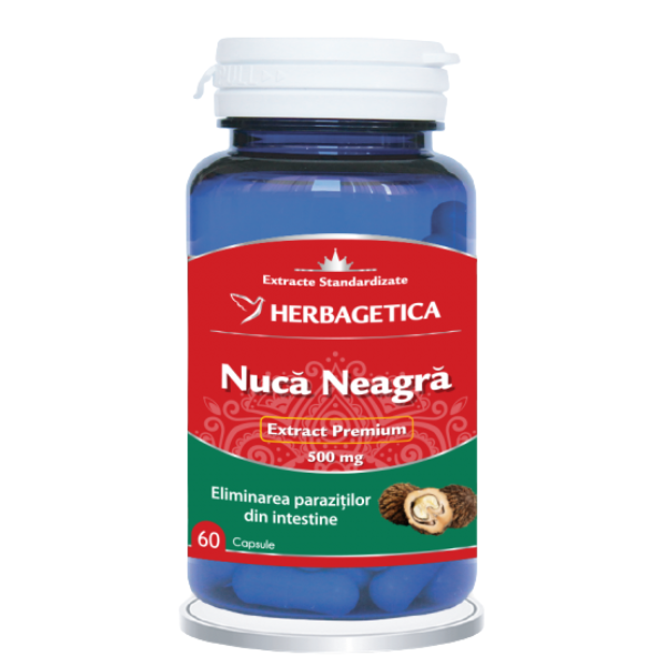 Poza produs Nuca Neagra, Herbagetica | 60 capsule