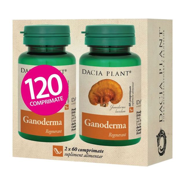 Poza produs Ganoderma, Dacia Plant | 120 comprimate
