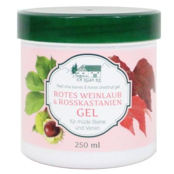 Poza produs Gel cu extracte naturale din castan salbatic si frunze din vita-de-vie, Elina Med | 250 ml
