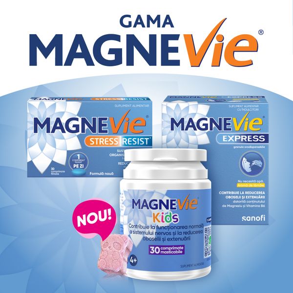 Poza produs MagneVie Kids, Sanofi | 30 comprimate masticabile