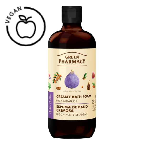 Poza produs Spuma de baie Smlochine si Ulei de Argan, Green Pharmacy | 500 ml