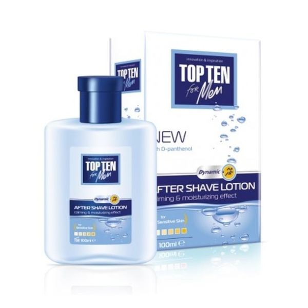 Poza produs After Shave Lotiune TOP TEN Dynamic pentru ten sensibil, Rubella | 100 ml