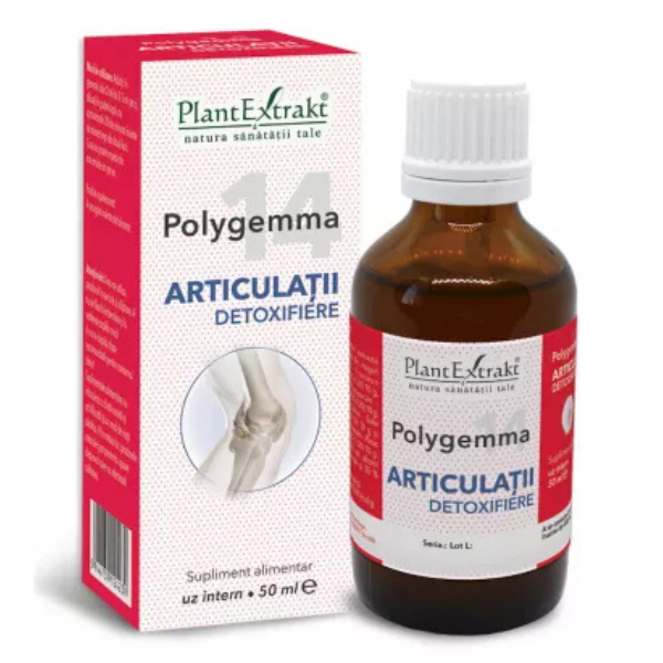 Poza produs POLYGEMMA NR.14 (ARTICULATII DETOXIFIERE) 50ML