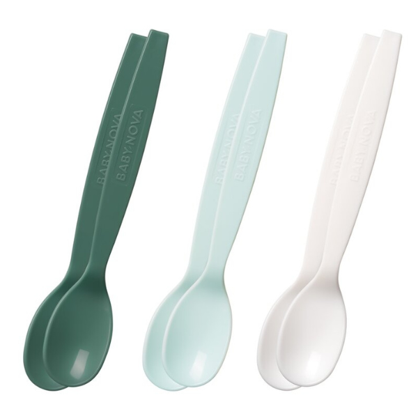Set 6 lingurite din plastic, 6 luni, Baby Nova | 1 set x 6 lingurite — poza produs 3/3