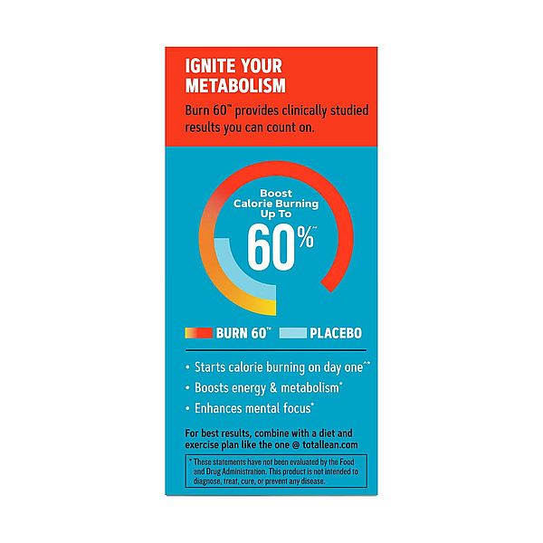 GNC Total Lean Burn 60, Formula Termogenica Pentru Stimularea Metabolismului | 60 tb — poza produs 5/6