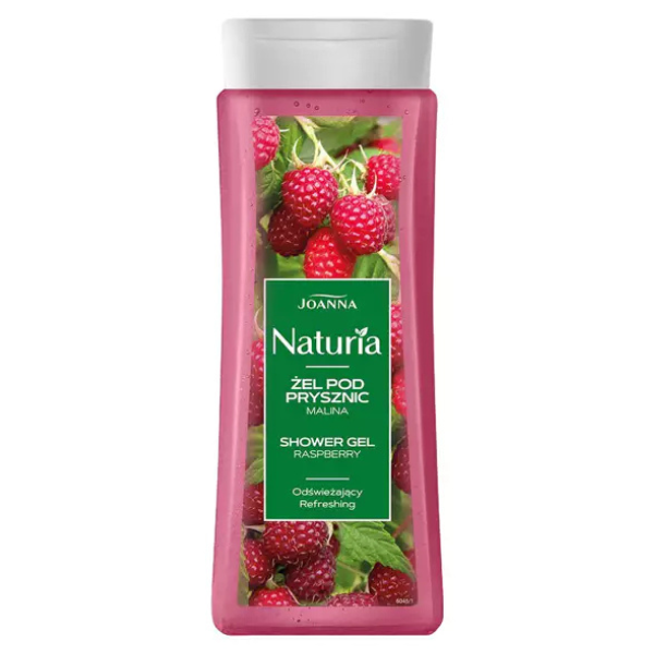 Poza produs Gel de dus Zmeura Naturia, Joanna | 300 ml
