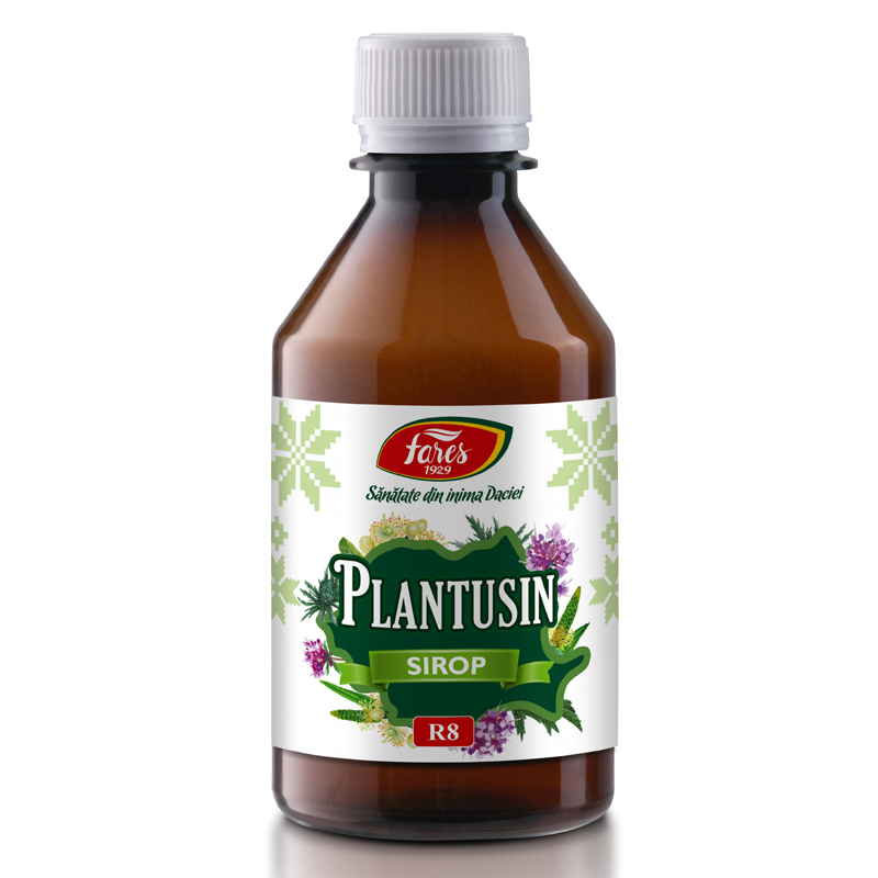 Poza produs Plantusin, R8, sirop tuse, Fares | 250 ml