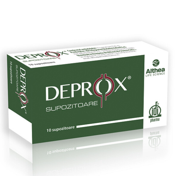 Poza produs Supozitoare Deprox, Althea Life Science | 10 bucati